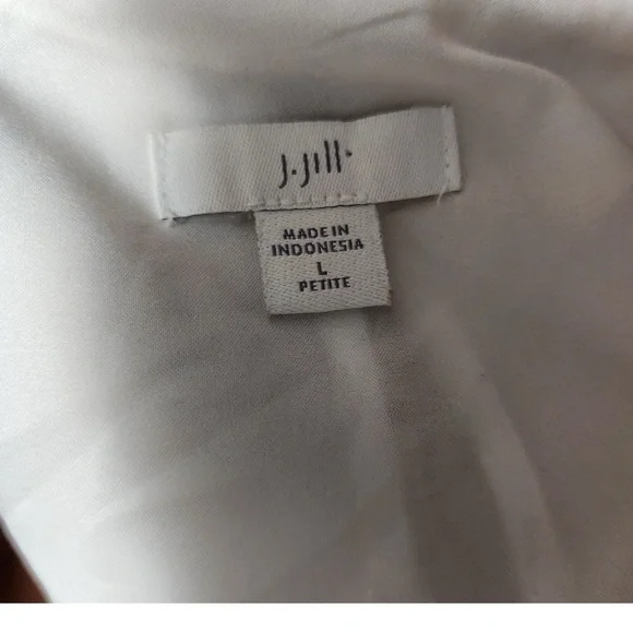 J. Jill Women's Beige Plaid Blazer sze Large Petite - Picture 7 of 9